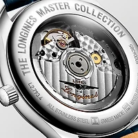Longines Master Collection 40mm Automatic Blue Strap Watch | L2.793.4.