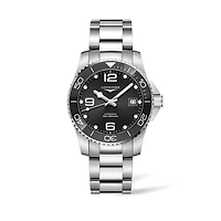 Longines HydroConquest 39mm Automatic Black Dial Watch | L3.780.4.56.6