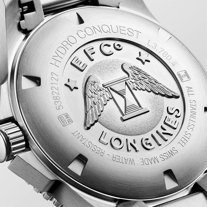 Longines HydroConquest 39mm Automatic Black Dial Watch | L3.780.4.56.6