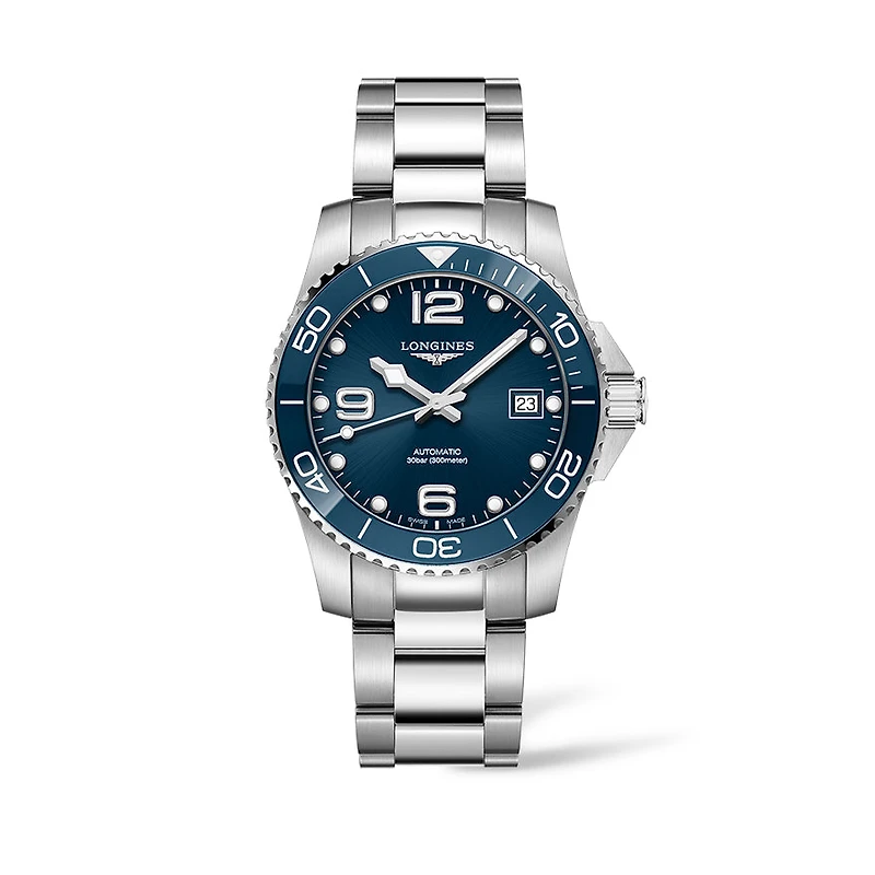 Longines HydroConquest 39mm Automatic Blue Dial Watch | L3.780.4.96.6