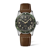 Longines Spirit Zulu Time 42mm Automatic Watch - L3.812.4.63.2