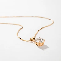 Lab Grown Diamond Necklace in 14K Yellow Gold (2.00 ct tw)