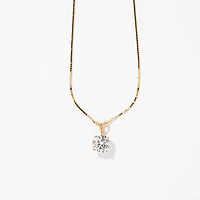 Lab Grown Diamond Necklace in 14K Yellow Gold (2.00 ct tw)