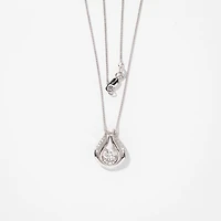 Lumina Ideal Cut Diamond 18K Pendant in White Gold (0.53ct tw)