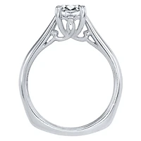 Lumina “Florence” (0.70 ct) Ideal Cut Solitaire Diamond Engagement Rin