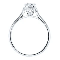 Lumina Ideal Cut Diamond Classic Solitaire Engagement Ring 19K Whit