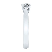 Lumina Ideal Cut Diamond Classic Solitaire Engagement Ring 19K Whit