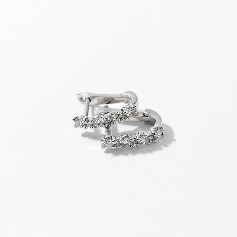 Diamond Earrings in White Gold (0.27 ct tw)