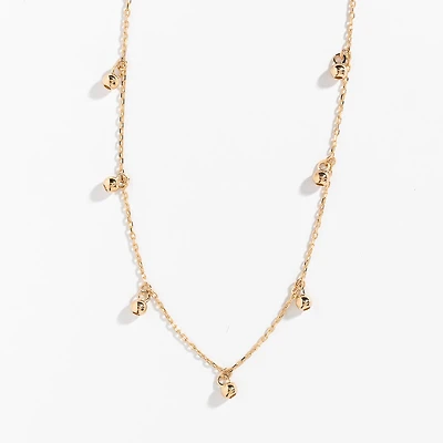 10K Yellow Gold Bead Chain (18”)