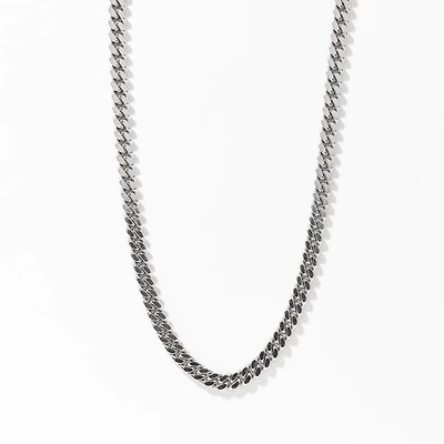3.00mm Silver Curb Chain (22")