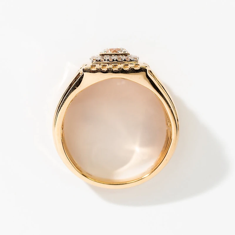 Gents Diamond Ring 10K Yellow Gold (0.70 ct tw)