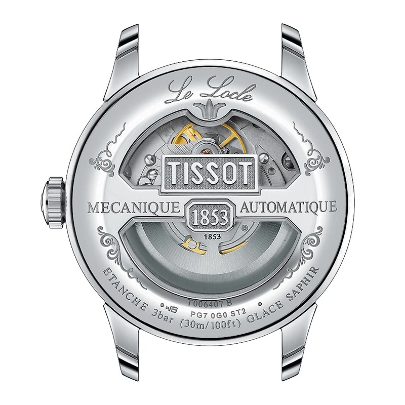 Tissot Le Locle Powermatic 80 Open Heart Watch 39mm | T006.407.11.033.