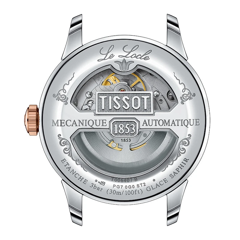 Tissot Le Locle Powermatic 80 Open Heart 39mm Watch | T006.407.22.033.