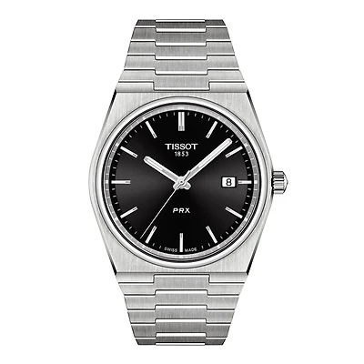 Tissot PRX Men's Black Dial Quartz Watch 40mm | T137.410.11.051.00