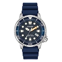 Citizen Men's Promaster Diver Eco-Drive Blue Dial Blue Rubber Strap Wa