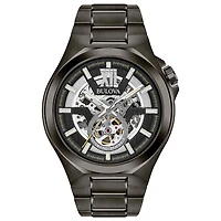 Bulova Men's Classic Automatic Watch Black Stainless Steel | 98A179