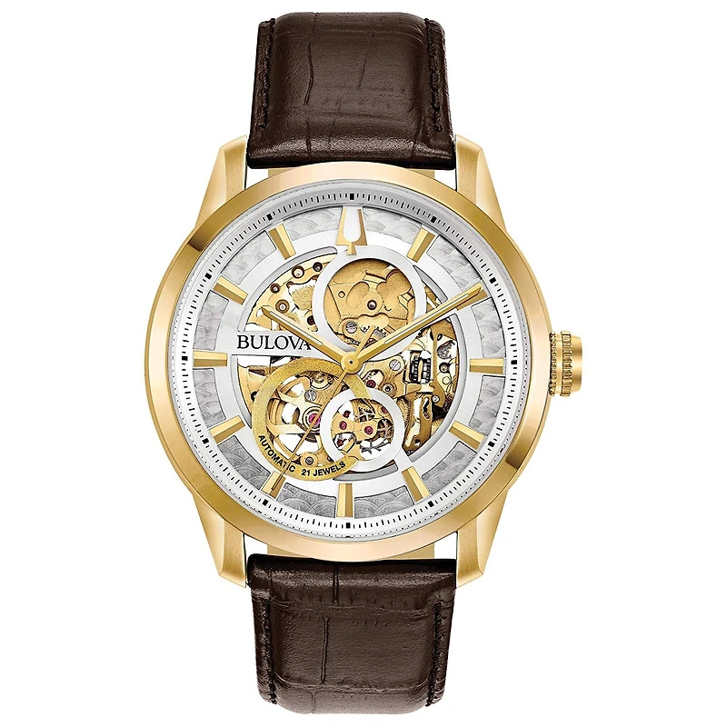 Bulova Men's Sutton Automatic Skeleton Dial | 97A138