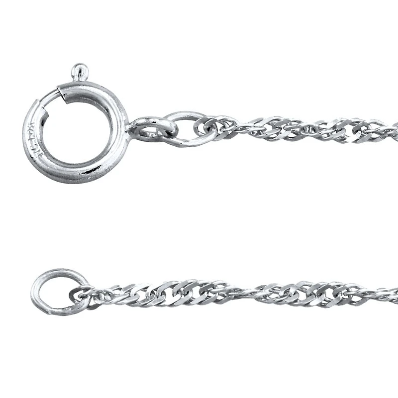 10K Gold 1.5mm Singapore Chain (16