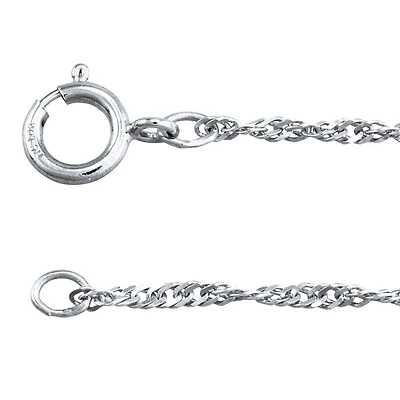 10K Gold 1.5mm Singapore Chain (18
