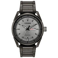 Citizen Drive Men's Eco-Drive Watch In Gray Ion Plated Stainless Steel