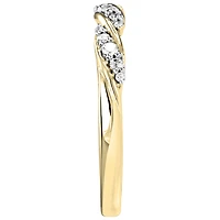 Diamond Twist Anniversary Ring 14K Yellow Gold (0.15ct tw)