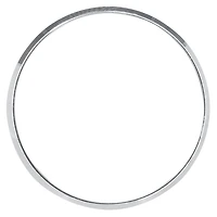 Mens Comfort Fit Wedding Band with Brush Finish in 14K White Gold (6.5