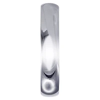 Low Dome Comfort Fit Wedding Band 14K White Gold (4MM)