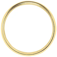 Low Dome Comfort Fit Wedding Band 14K Yellow Gold (4MM)