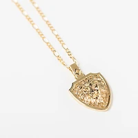 Lion Talisman Pendant in 10K Yellow Gold