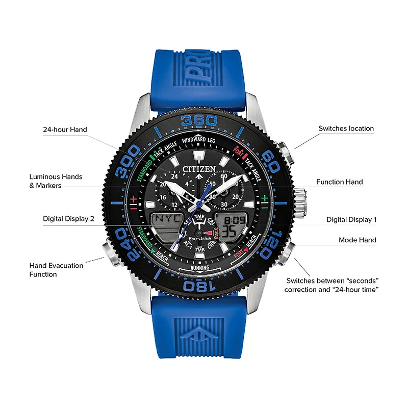 Citizen Eco-Drive Promaster Sailhawk Top of Water | JR4068-01E