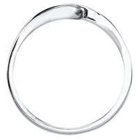 Solitaire Diamond Promise Ring 10K White Gold (0.05ct tw)