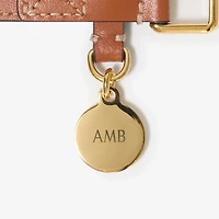 Check Dog Collar in Archive beige/briar brown - Women