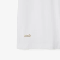 Check Collar Cotton Polo Shirt in White - Men | Burberry® Official