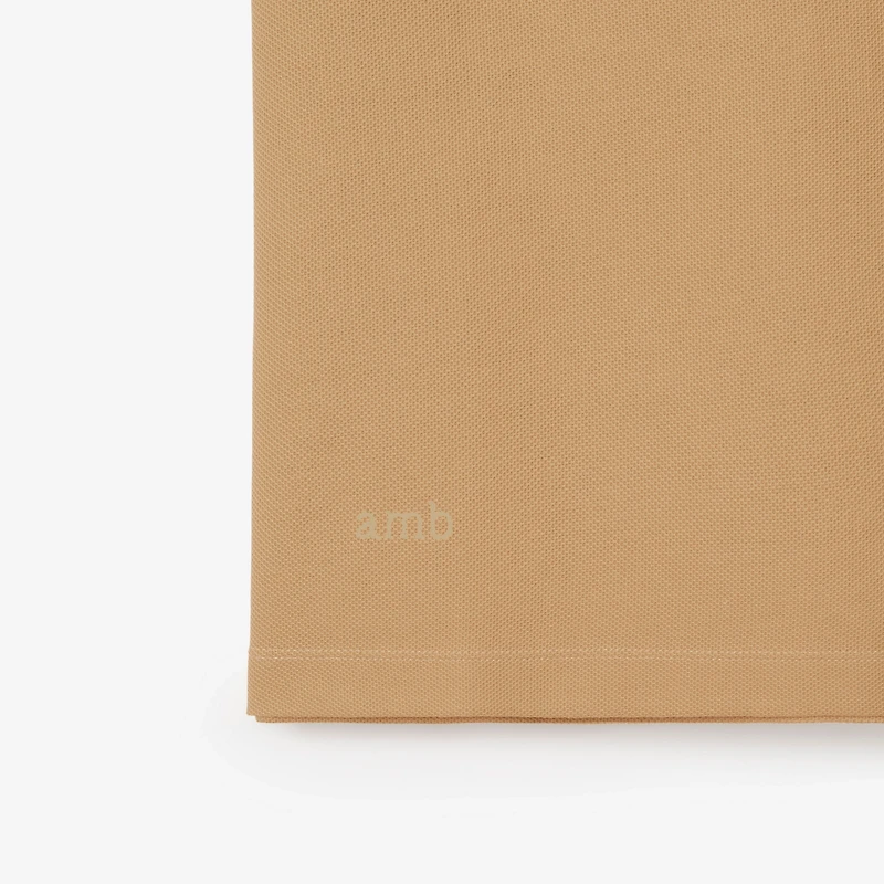 Check Collar Cotton Polo Shirt in Beige - Men | Burberry® Official