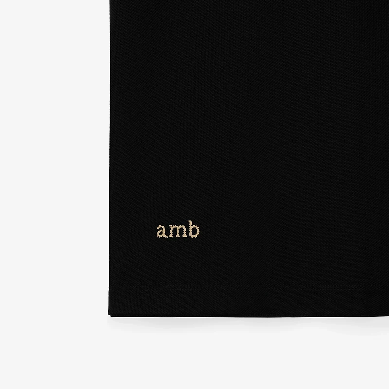 Logo Collar Cotton Polo Shirt in Black - Men | Burberry® Official