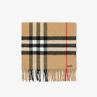Check Cashmere Scarf in Archive beige | Burberry® Official