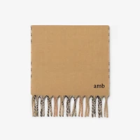 Reversible Knight Stamp Scarf in Sand | Burberry® Official