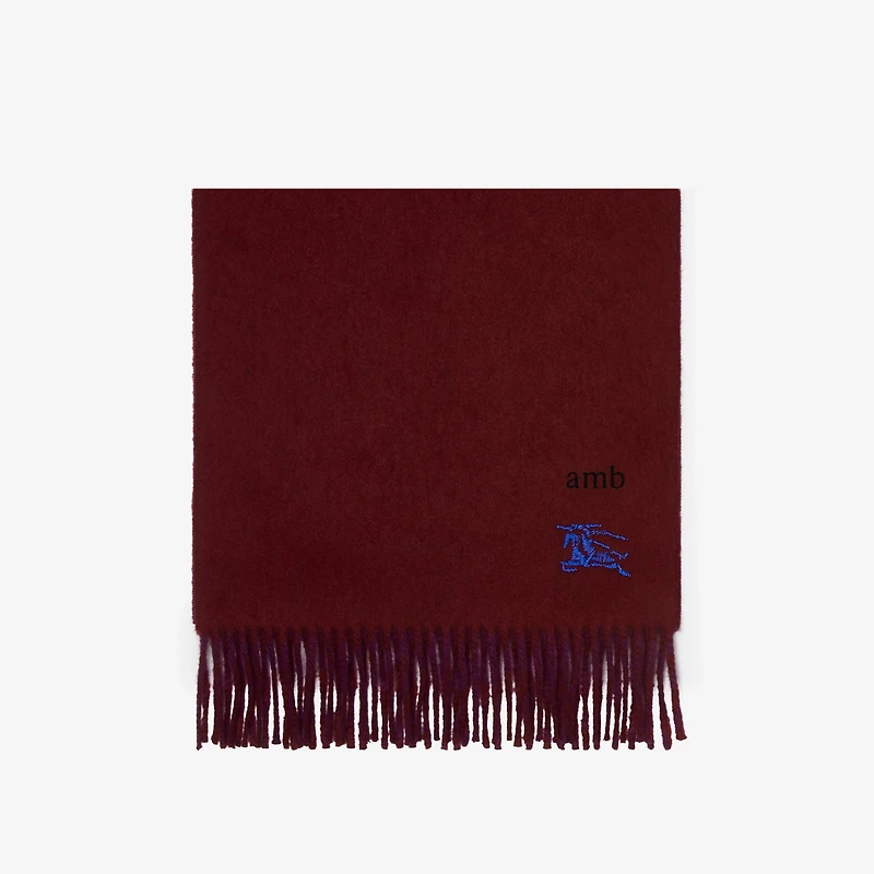 Reversible Cashmere Scarf in Oxblood/pansy | Burberry® Official