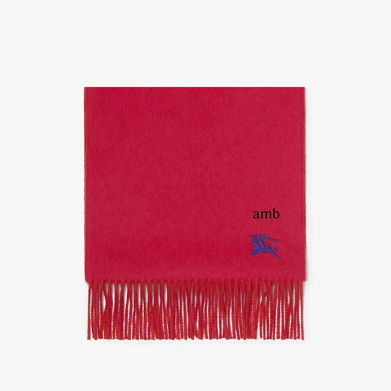 Reversible Cashmere Scarf in Tart/roux | Burberry® Official