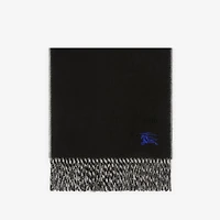 Reversible Cashmere Scarf in Black/mitten | Burberry® Official