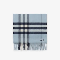 Check Cashmere Scarf in Bank | Burberry® Official