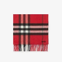 Check Cashmere Scarf in Post | Burberry® Official