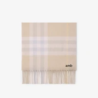 Check Cashmere Scarf in Smoke | Burberry® Official