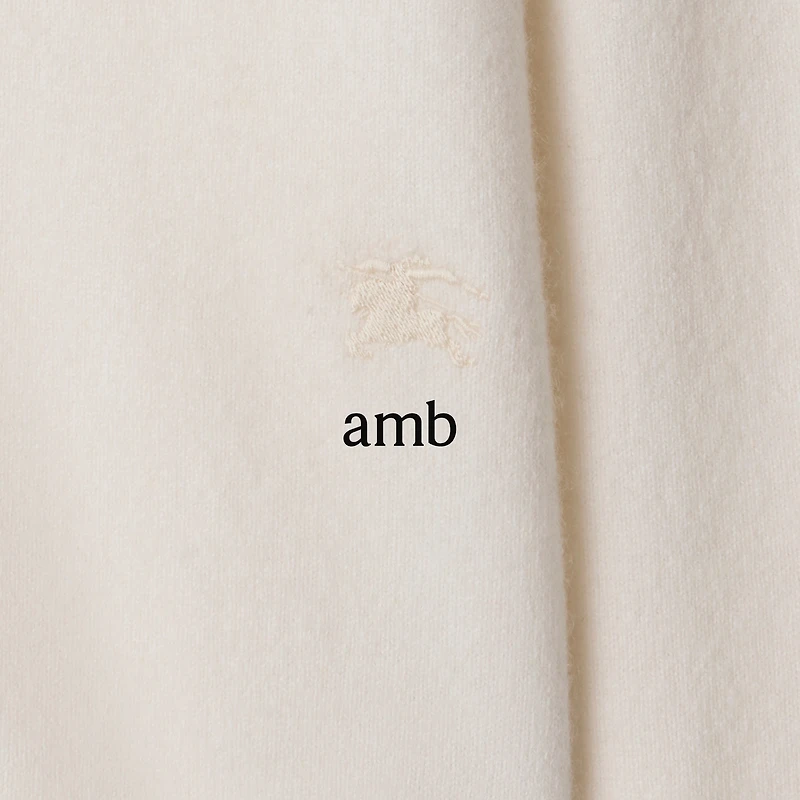 Cashmere Blend Cardigan in Chalk - Women | Burberry® Official