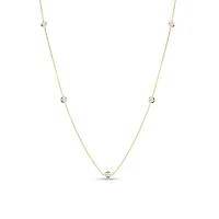DIAMONDS BY THE INCH 5 STATION NECKLACE