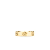 LOVE IN VERONA THIN RING BAND W. ETCHED FLOWERS