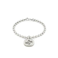 Boule Interlocking G Bracelet in Sterling Silver