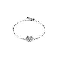 Flora Bracelet in 18kt White Gold with Pearls and Diamonds