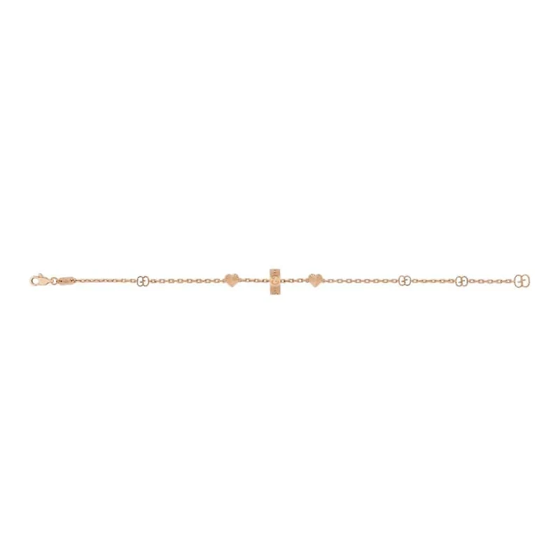 Icon Charm Bracelet in 18kt Pink Gold