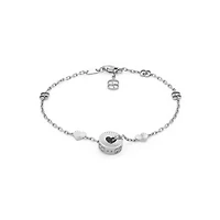 Icon Charm Bracelet in 18kt White Gold